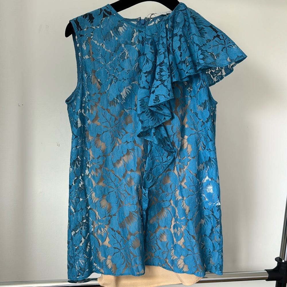STELLA MCCARTNEY LACE BLOUSE SZ 40